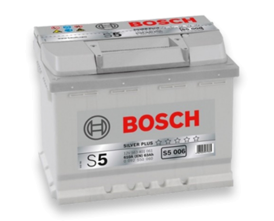 Батарея акумуляторна \"S5 Silver Plus\", 12в 63а/год