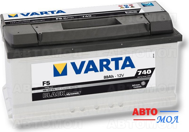 Батарея акумуляторна \"Black Dynamic\", 12в 88а/год