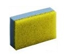 Губка для догляду за пластиковими поверхнями