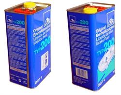 Рідина гальмівна dot 4, Brake Fluid TYP 200, 5л
